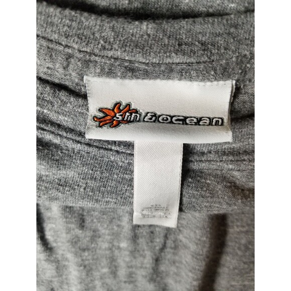 5th & Ocean by New ERA Junior's MLB Tampa Bay Rays Baseball T-Shirt Gray Size M - Picture 4 of 9